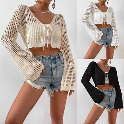 Cardigan estivo sexy da spiaggia