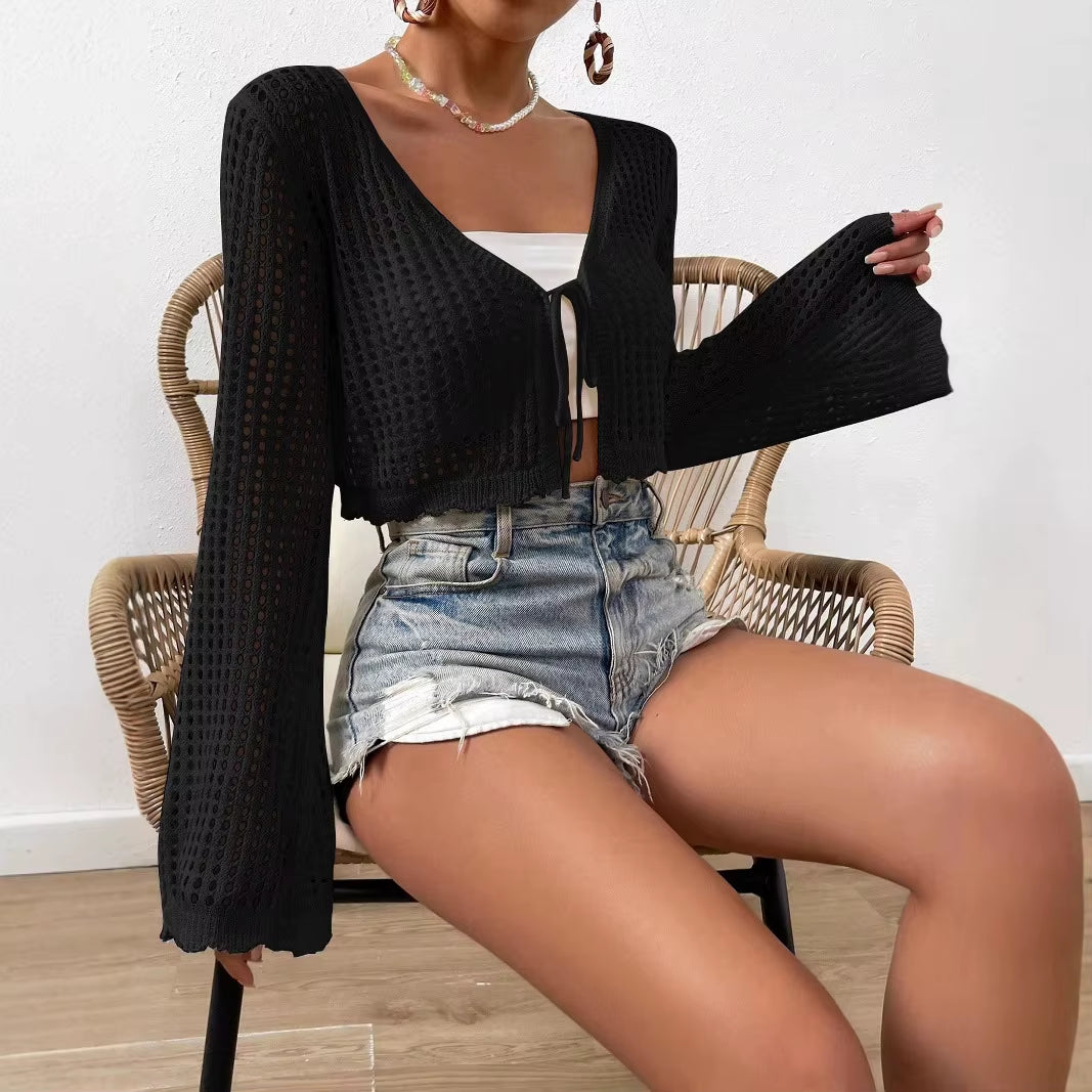 Cardigan estivo sexy da spiaggia