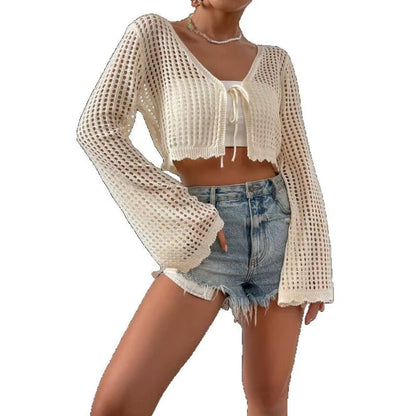 Cardigan estivo sexy da spiaggia